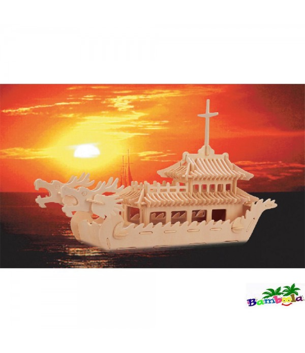 DRAGON BOAT - PUZZLE 3D EN BOIS