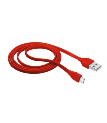 URBAN FACTORY Flat Câble Rouge