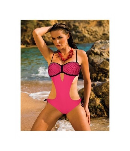 Maillot de Bain Femmes Trikini Corail Fluo