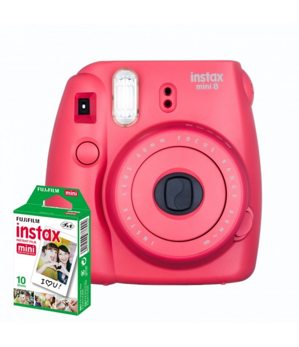 FUJIFILM Instax Mini 8 Appareil instantané Framboise