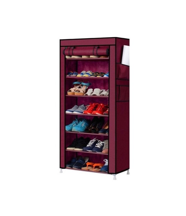 Porte Chaussures 7 étages - Bordeaux