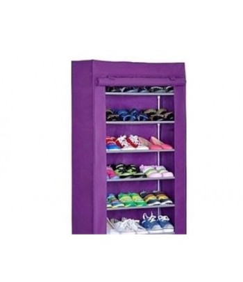 Porte Chaussures 6 étages - Mauve