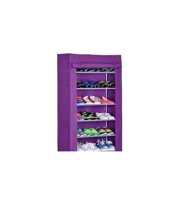 Porte Chaussures 6 étages - Mauve