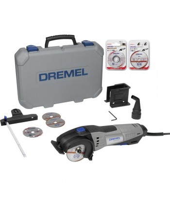 DREMEL Mini scie circulaire DSM20 avec accessoires