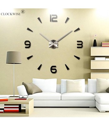 Horloge Murale Design 3DNoir