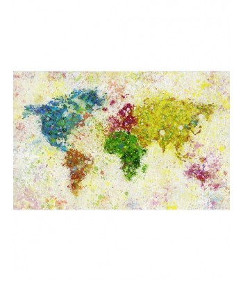 Tableau décoratif Painting of World map