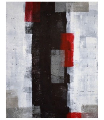 Tableau décoratif Red and Grey Abstract
