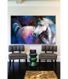 Tableau décoratif White horse painting Tableau décoratif White horse painting