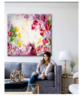 Tableau décoratif Flowers of acrylic painting