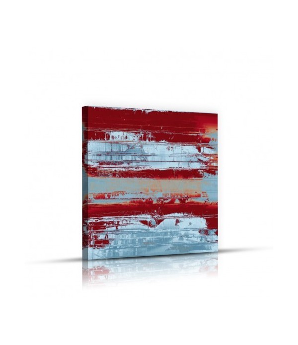 Tableau décoratif Grunge in red and teal