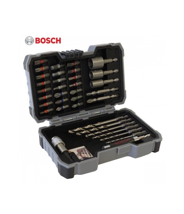 BOSCH Set de 35 pièces de vissage et perçage métal