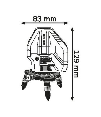 BOSCH Niveau Laser 5 Lignes GLL 5-50 X Prof