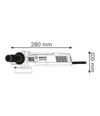BOSCH Meuleuse angulaire à 2 mains GWS 9-125