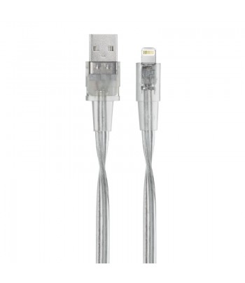 RIVAPOWER câble MFi Lightning 1.2m transparent
