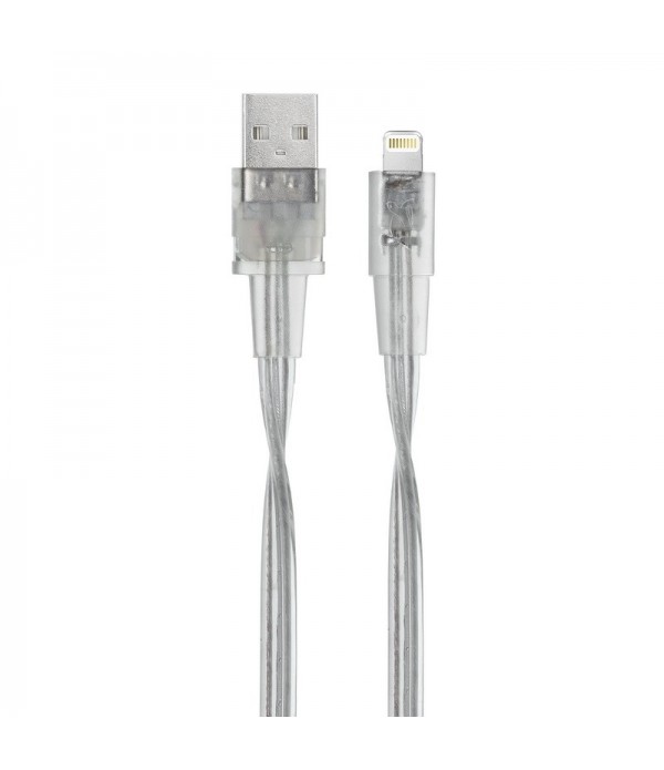 RIVAPOWER câble MFi Lightning 1.2m transparent