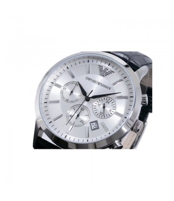 Emporio Armani Montre Homme Cuir Noir