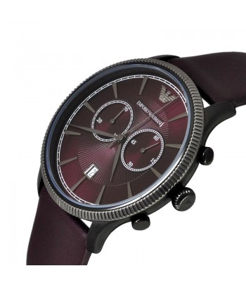 Emporio Armani Montre Homme Aubergine