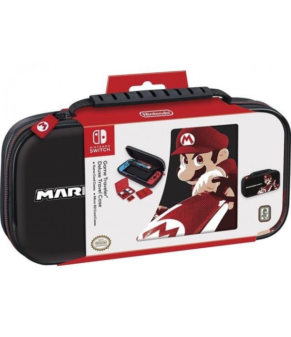 Nintendo Switch Game Traveler Deluxe Travel Case Mario Kart au Maro...