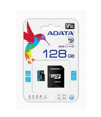 ADATA MICRO SD CARD 128GB AVEC ADAPTATEUR CLASS 10 Maroc - 2