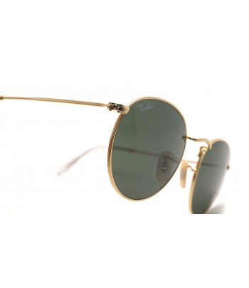 Lunettes de soleil Ray-Ban Round Metal Or RB3447 001 50-21 Medium Maroc - 3