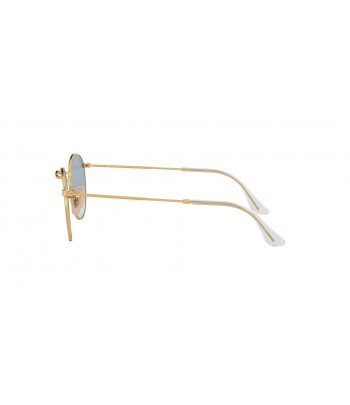 Lunettes de soleil Ray-Ban Round metal Flat Lenses Or Medium Dégradés Maroc - 3