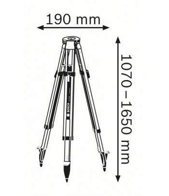 BOSCH Trépieds BT 170 HD PRO Maroc - 2