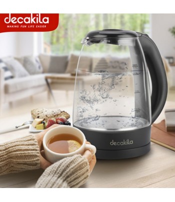 DECAKILA Bouilloire en verre 1,7 L Maroc - 2