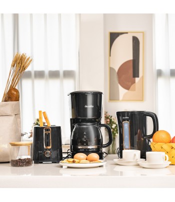 DECAKILA Set Petit Dej : Bouilloire, Grille-pain, Cafetière Maroc - 1