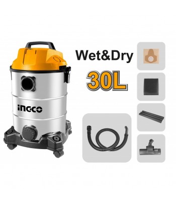 INGCO Aspirateur eau et poussière 30 L Maroc - 1