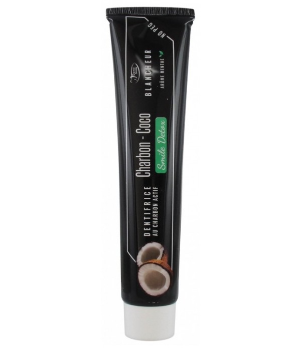 DENTI SMILE Dentifrice Charbon coco