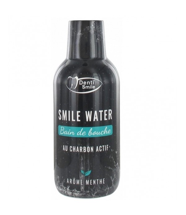 DENTI SMILE Bain de Bouche au Charbon Actif