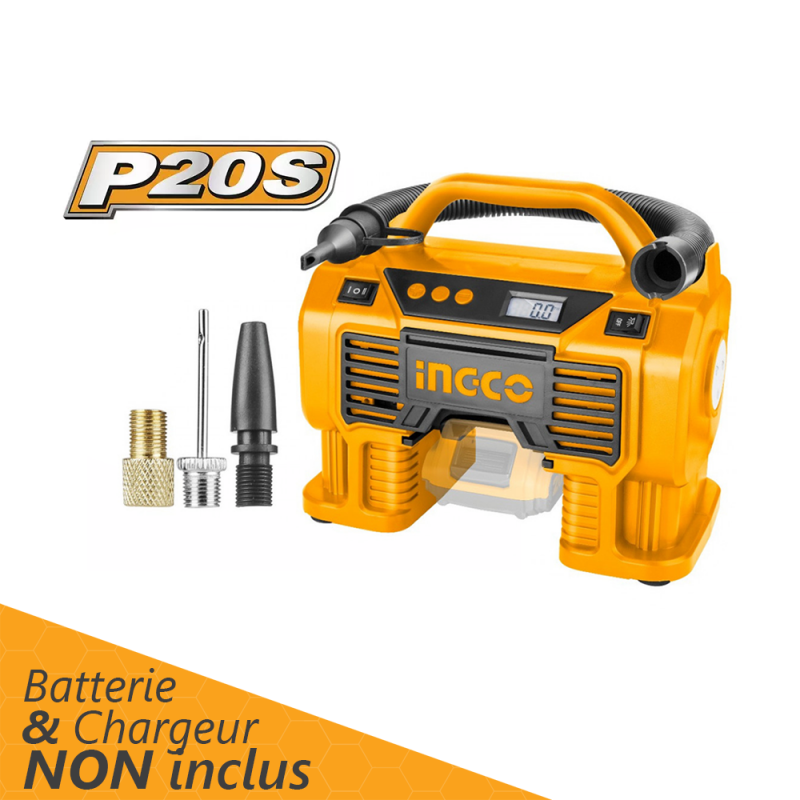 INGCO Compresseur D'air 11 bars 20V
