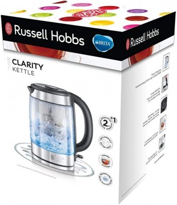 RUSSELL HOBBS Bouilloire en verre Clarity Maroc - 6