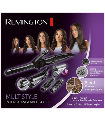 Remington Lisseur Boucleur 5en1 Céramique Multi Styles Maroc - 4