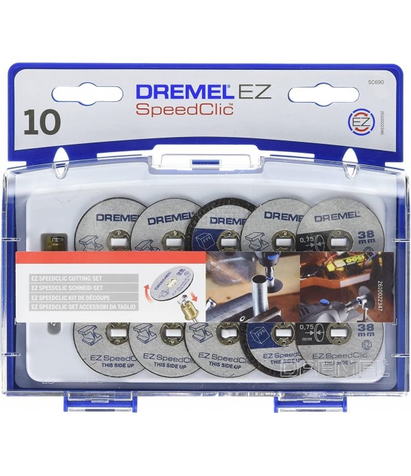 DREMEL Coffret d'accessoires EZ SpeedClic pour la découpe (SC690) Maroc - 1