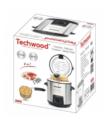 TECHWOOD Fondue & Friteuse Inox 2 en 1 Maroc - 3