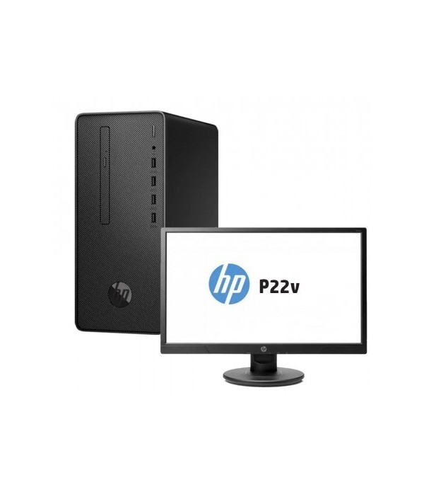 HP Pro 300 G6 Format microtour + Ecran HP V22v Maroc - 1