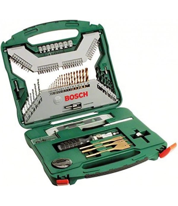 Bosch Accessories 100 pcs (bois, pierre et métal, accessoires pour perceuses)