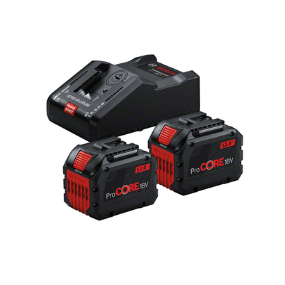 BOSCH 2 Batteries ProCORE18V 12.0Ah + GAL 18V-160 C