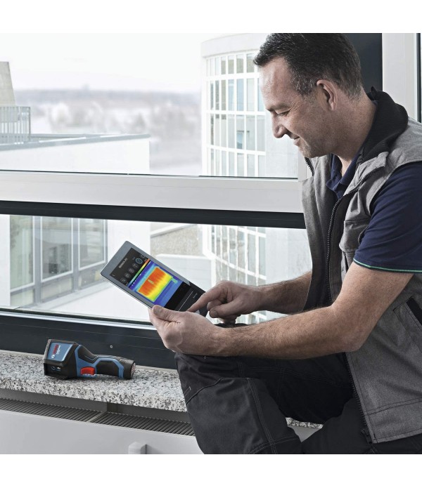 Bosch - Caméra Thermique Sans Fil 12 V GTC 12V-450-13, Alimentation Par Piles 0601083901