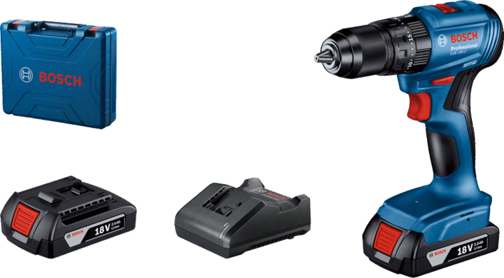 BOSCH Perceuse-visseuse à Percussion sans fil GSB 185-LI