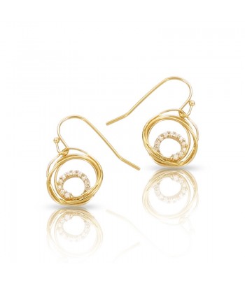 Boucles D'oreilles Anneaux Plaquée Or Maroc - 1