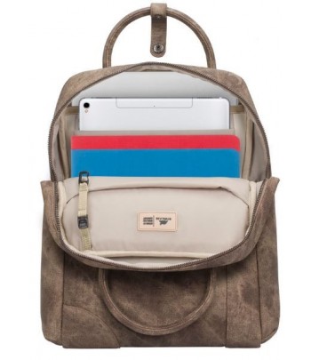 RIVACASE sac à dos pour ordinateur portable - Beige Maroc - 5