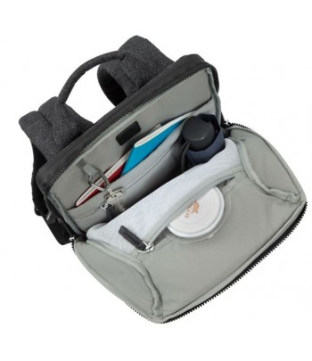 RIVACASE Sac à dos pour ordinateur portable - Gris Maroc - 3