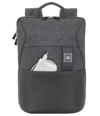 RIVACASE Sac à dos pour ordinateur portable - Gris Maroc - 1
