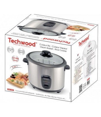 Techwood Cuiseur Riz Cuiseur Vapeur 1,8L Maroc - 2