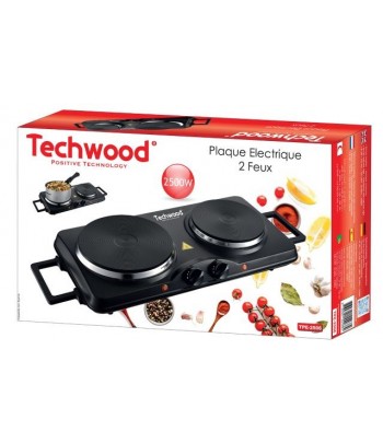 Techwood Plaque électrique 2 feux Maroc - 3