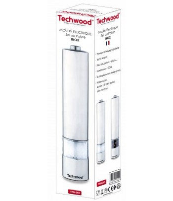 Techwood Moulin Electrique Sel et Poivre Inox Maroc - 3
