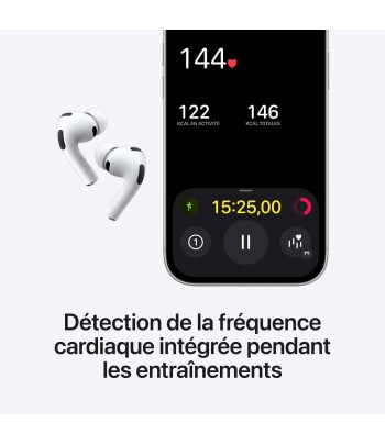 Apple AirPods Pro 3 avec Boîtier MagSafe (USB-C) Maroc - 3