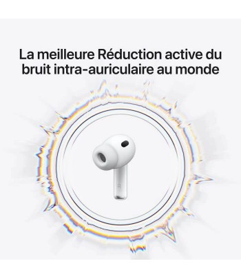 Apple AirPods Pro 3 avec Boîtier MagSafe (USB-C) Maroc - 4